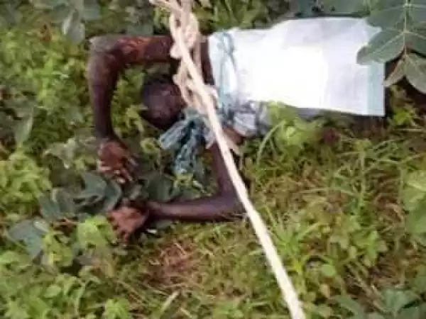 Photos: Thief gets electrocuted while trying to steal cable in Niger state